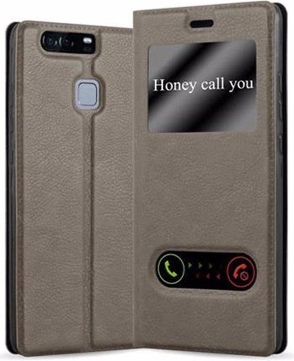 Produktbild Cadorabo Book mit View Doppelfenster Cover (Huawei P9)