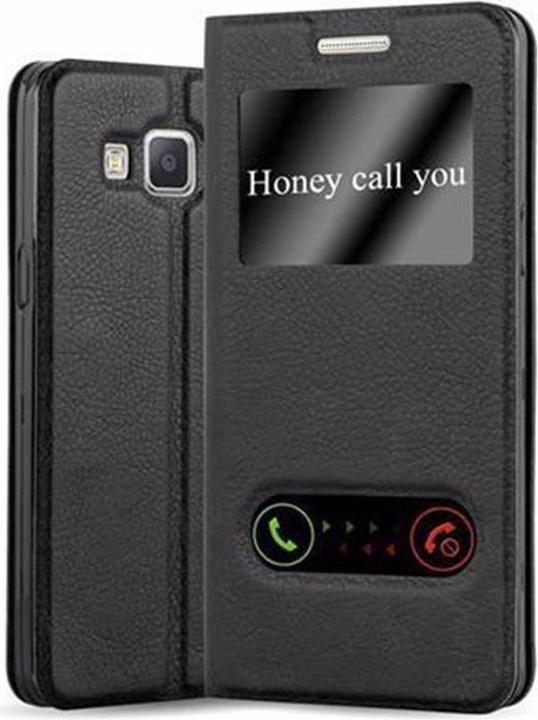 Actual product image Cadorabo Book with View double window cover (Samsung Galaxy A3)