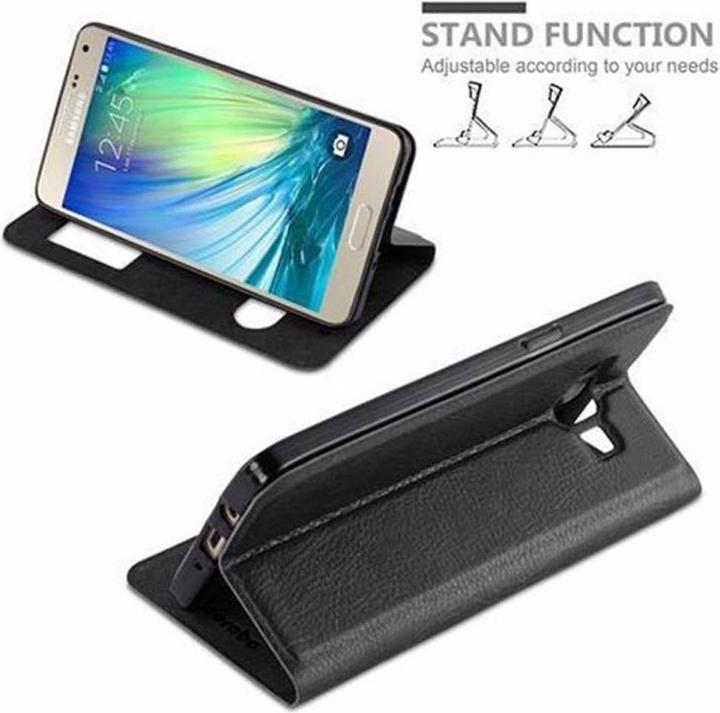 Actual product image Cadorabo Book with View double window cover (Samsung Galaxy A3)