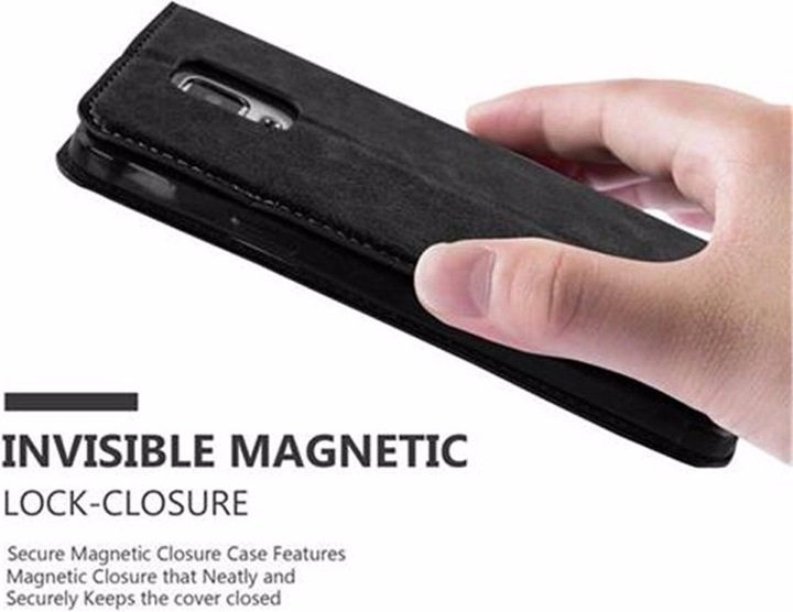 Actual product image Cadorabo Book Invisible Magnet Cover (Samsung Galaxy Note 4)