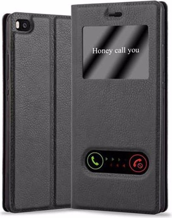 Produktbild Cadorabo Book mit View Doppelfenster Cover (Huawei P8)