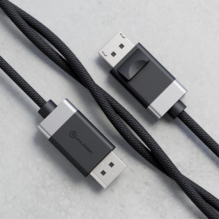 Produktbild Alogic FUDP2-SGR, 2 m, DisplayPort, DisplayPort, Männlich, Männlich, 7680 x 4320 Pixel (2 m, DisplayPort, 1.4)