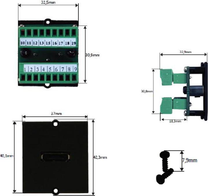 Image du produit Bachmann Module personnalisé (Prise jack, 7 cm)
