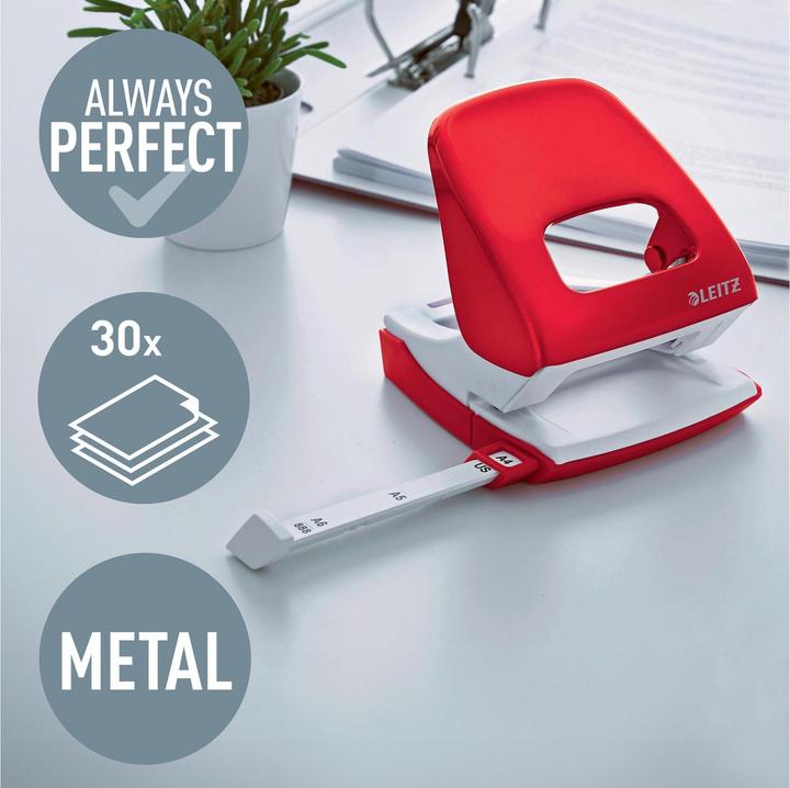 Image du produit Leitz Perforateur Wow rouge métallisé
