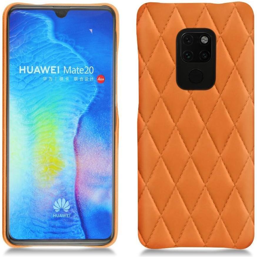 Thumbnail - Noreve Lederschutzhülle (Huawei Mate 20), Smartphone Hülle, Orange