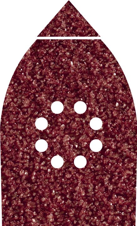 Produktbild wolfcraft 6 Haft-Schleifbl. Korund K60 107x142mm (60)