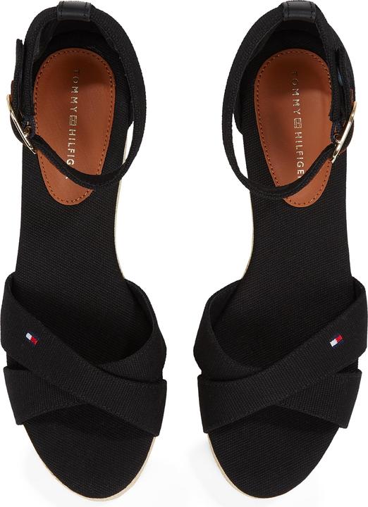 Actual product image Tommy Hilfiger Flag Criss-Cros Mid Wedge Espad (40)