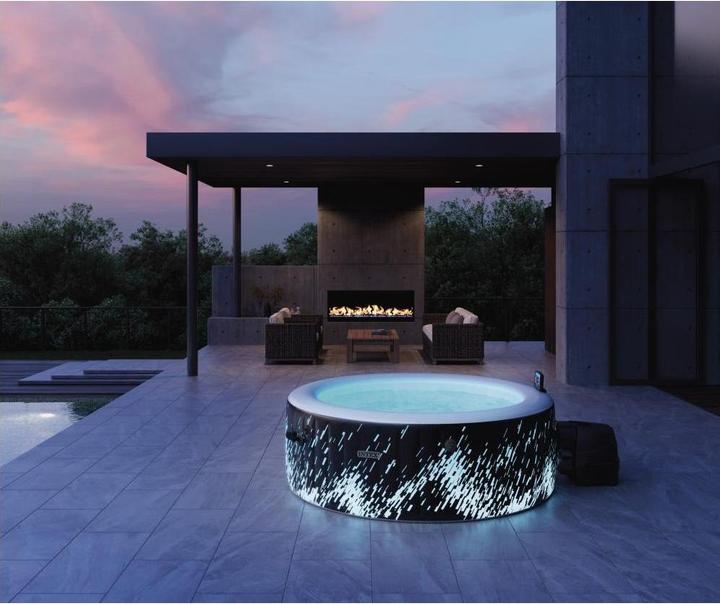 Image du produit Intex 4-PERSON GLOW DELUXE ROUND BUBBLE SPA SET 28494SZ (4 Personnes)