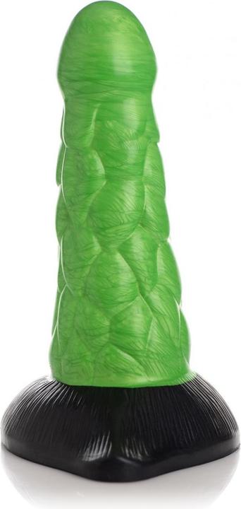 Frisky Radioactive Reptile Thick Scaly Silicone Dildo