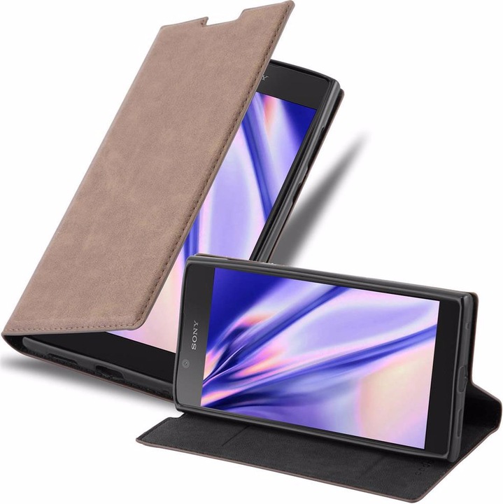 Actual product image Cadorabo Book Invisible Magnet Cover (Sony Xperia L1)