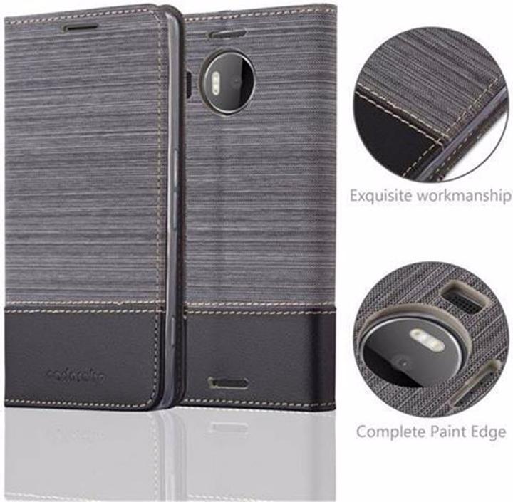 Produktbild Cadorabo Book Jeans Optik Cover (Microsoft Lumia 950 XL)