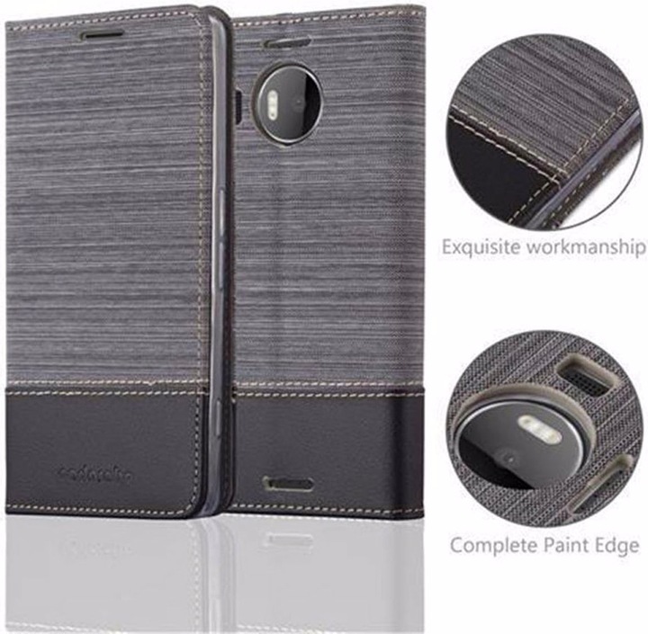 Produktbild Cadorabo Book Jeans Optik Cover (Microsoft Lumia 950 XL)