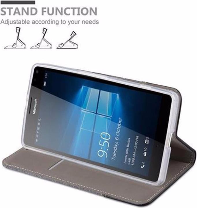 Produktbild Cadorabo Book Jeans Optik Cover (Microsoft Lumia 950 XL)