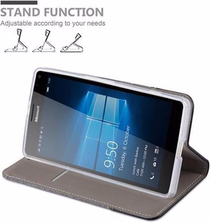 Produktbild Cadorabo Book Jeans Optik Cover (Microsoft Lumia 950 XL)
