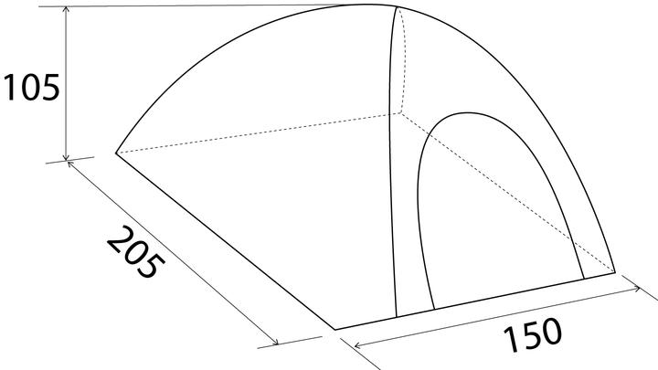 Actual product image Brunner Strato 2 (Dome tent, 2.10 kg, 2 persons)