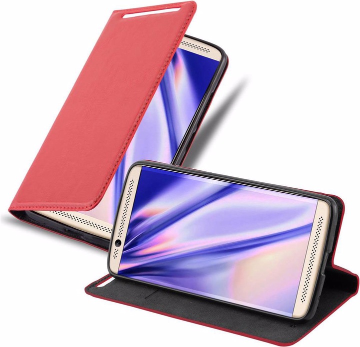 Actual product image Cadorabo Book Invisible Magnet Cover (ZTE Axon 7)
