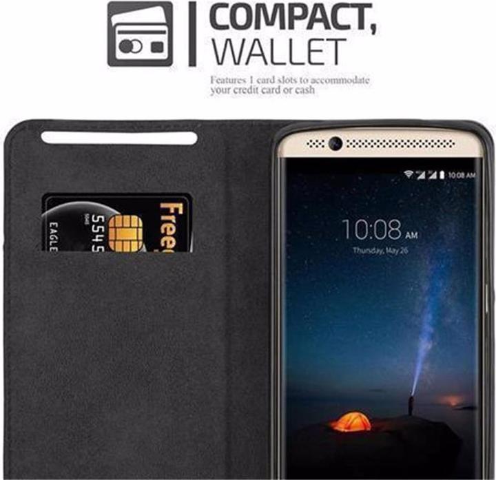 Produktbild Cadorabo Book Invisible Magnet Cover (ZTE Axon 7)