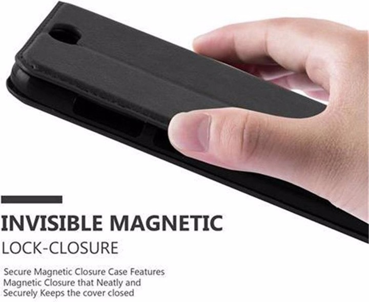 Actual product image Cadorabo Book Invisible Magnet Cover (HTC One A9)