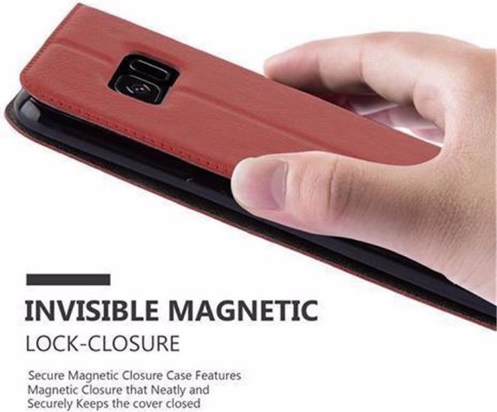 Actual product image Cadorabo Book with View double window cover (Samsung Galaxy S8+)