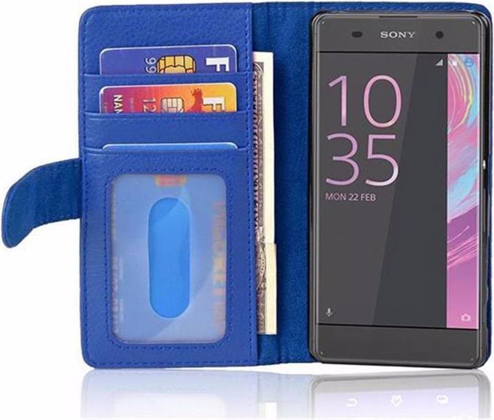 Actual product image Cadorabo Book with 3 card slots cover (Sony Xperia XA)