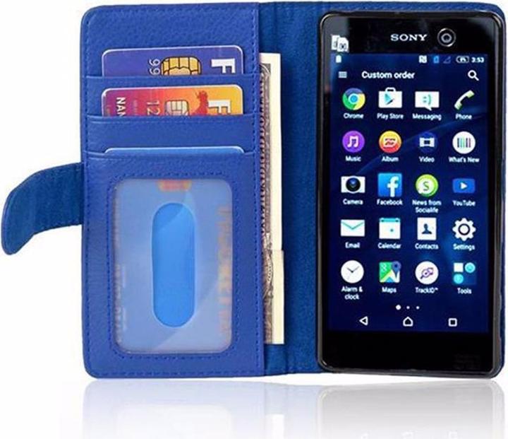 Actual product image Cadorabo Book with 3 card slots cover (Sony Xperia M5)