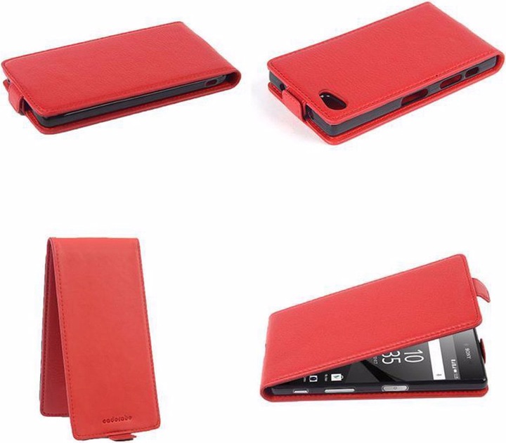 Produktbild Cadorabo Flip mit Struktur Cover (Sony Xperia Z5 Premium)