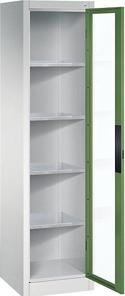 Light grey RAL 7035, Reseda green RAL 6011, Silver