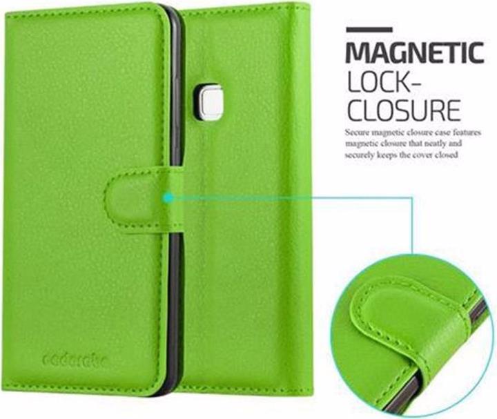 Actual product image Cadorabo Book with stand function cover (Huawei P10 Lite)