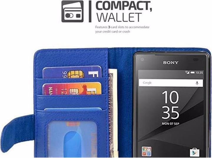 Produktbild Cadorabo Book mit 3 Kartenfächer Cover (Sony Xperia Z5 Compact)