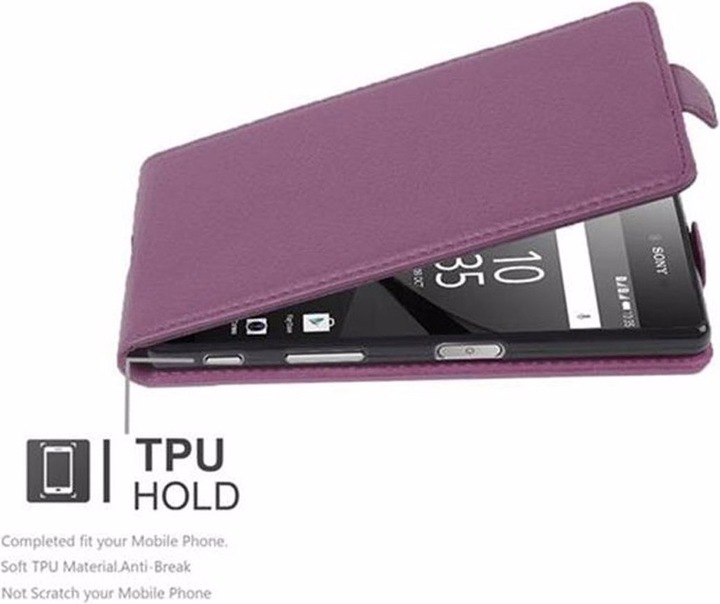 Actual product image Cadorabo Flip with structure cover (Sony Xperia Z5)
