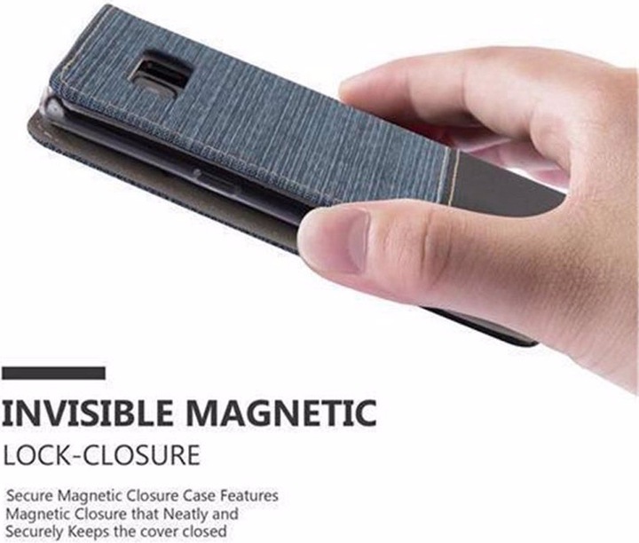 Produktbild Cadorabo Book Jeans Optik Cover (Samsung Galaxy S8)