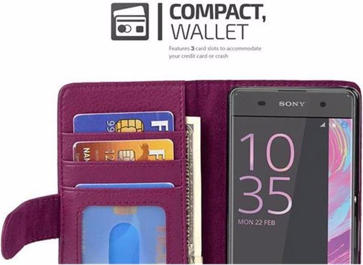 Produktbild Cadorabo Book mit 3 Kartenfächer Cover (Sony Xperia XA)