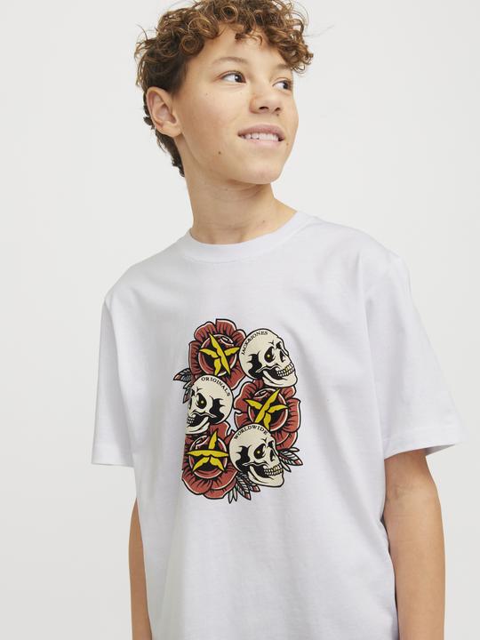Produktbild Jack & Jones Joranatomy Skull Tee Ss Crew Neck Sn Jnr (152)