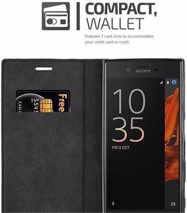 Produktbild Cadorabo Book Invisible Magnet Cover (Sony Xperia X Compact)