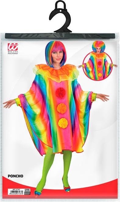 Produktbild Widmann Regenbogen Poncho (One Size)