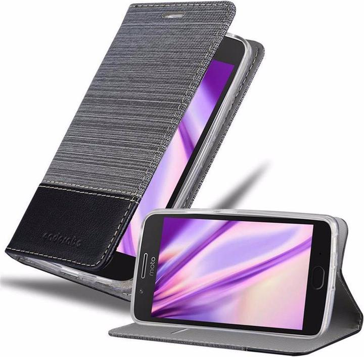 Produktbild Cadorabo Book Jeans Optik Cover (Motorola Moto G5 Plus)