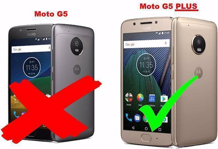 Image du produit Cadorabo Couverture look jeans Book (Motorola Moto G5 Plus)