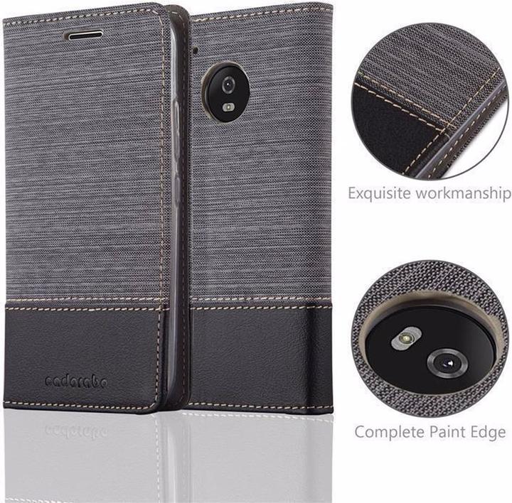 Produktbild Cadorabo Book Jeans Optik Cover (Motorola Moto G5 Plus)