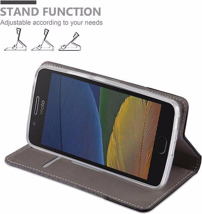 Produktbild Cadorabo Book Jeans Optik Cover (Motorola Moto G5 Plus)