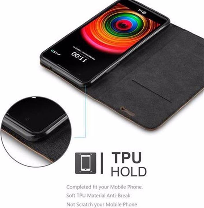 Productafbeelding Cadorabo Boek Onzichtbare Magneethoes (LG X Power)