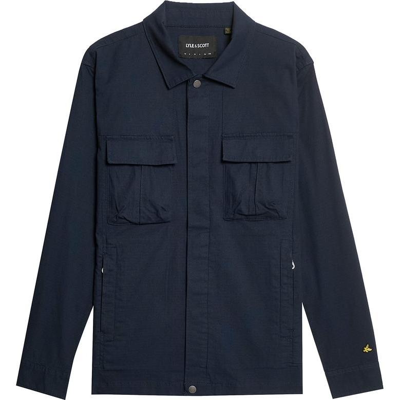 Lyle and Scott, Herren, Hemd, Ripstop, Blau, (M)