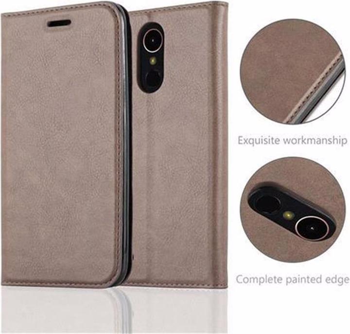 Actual product image Cadorabo Book Invisible Magnet Cover (LG K10)