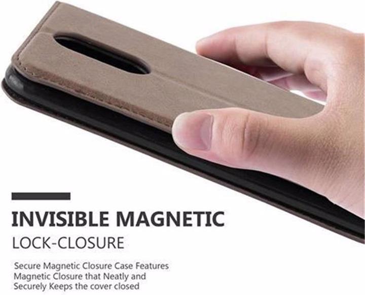 Actual product image Cadorabo Book Invisible Magnet Cover (LG K10)