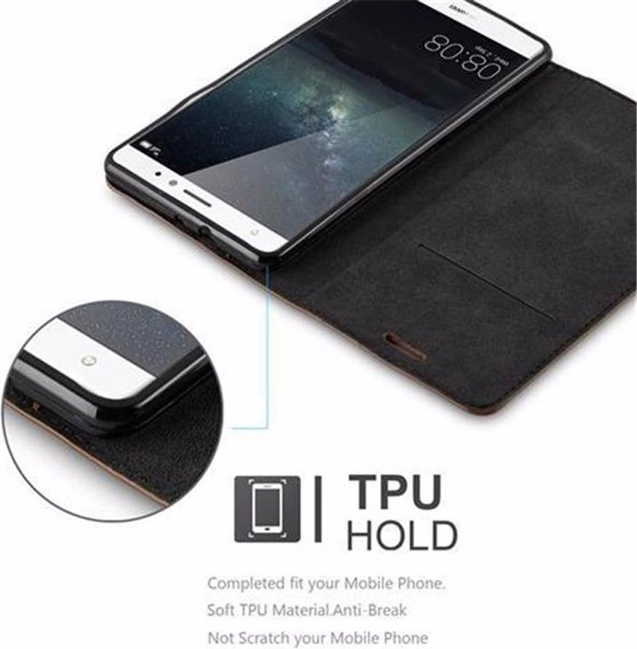 Actual product image Cadorabo Book Invisible Magnet Cover (Mate S)