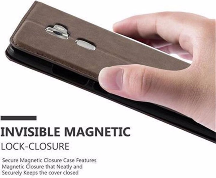 Actual product image Cadorabo Book Invisible Magnet Cover (Mate S)