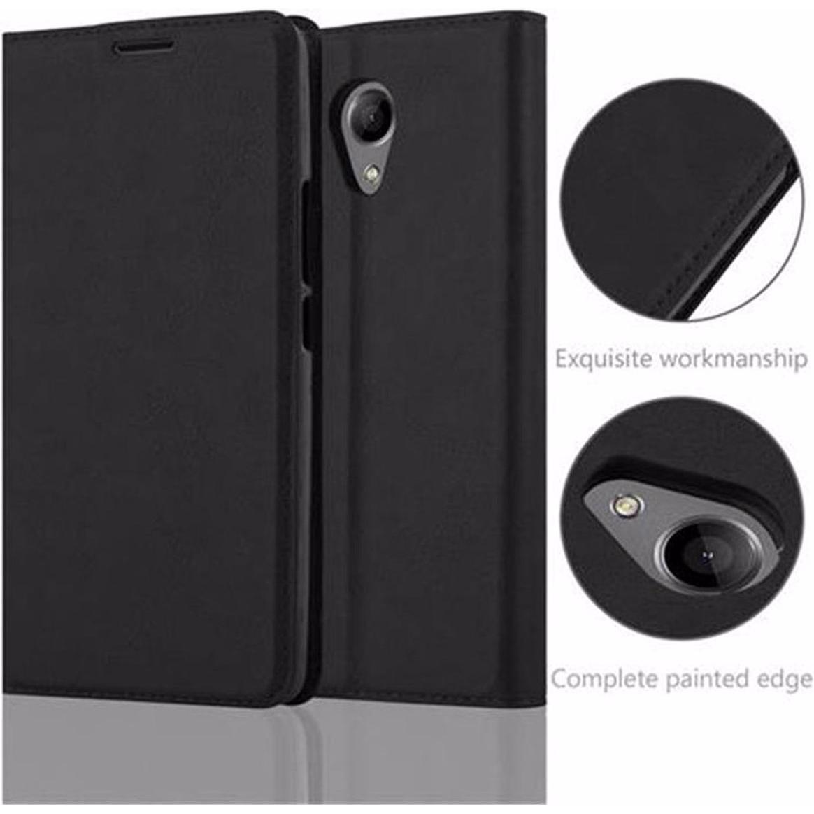 Thumbnail - Cadorabo Book Invisible Magnet Cover (Wiko Robby), Smartphone Hülle, Schwarz