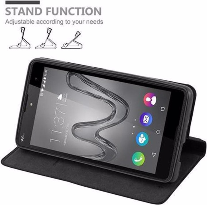 Actual product image Cadorabo Book Invisible Magnet Cover (Wiko Robby)
