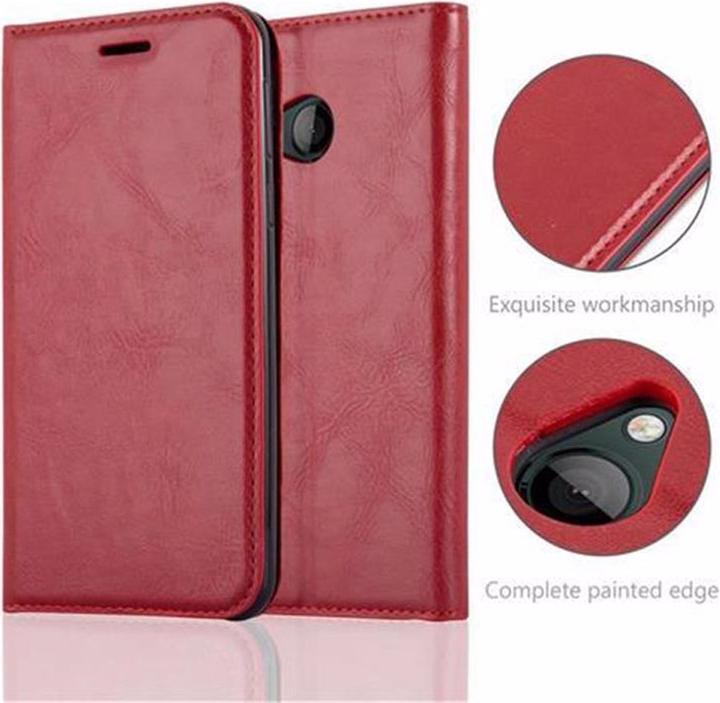 Actual product image Cadorabo Book Invisible Magnet Cover (HTC U Play)