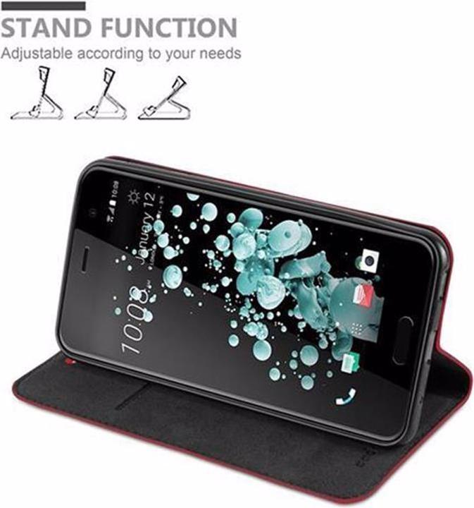 Actual product image Cadorabo Book Invisible Magnet Cover (HTC U Play)