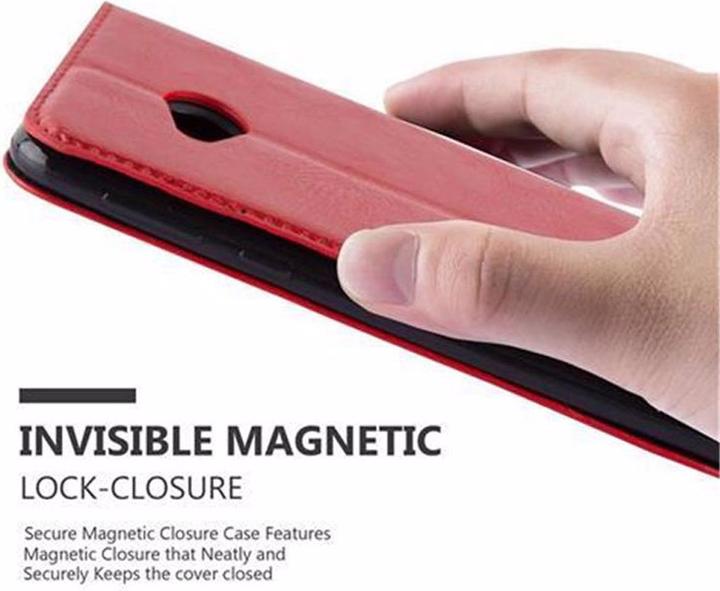 Actual product image Cadorabo Book Invisible Magnet Cover (HTC U Play)